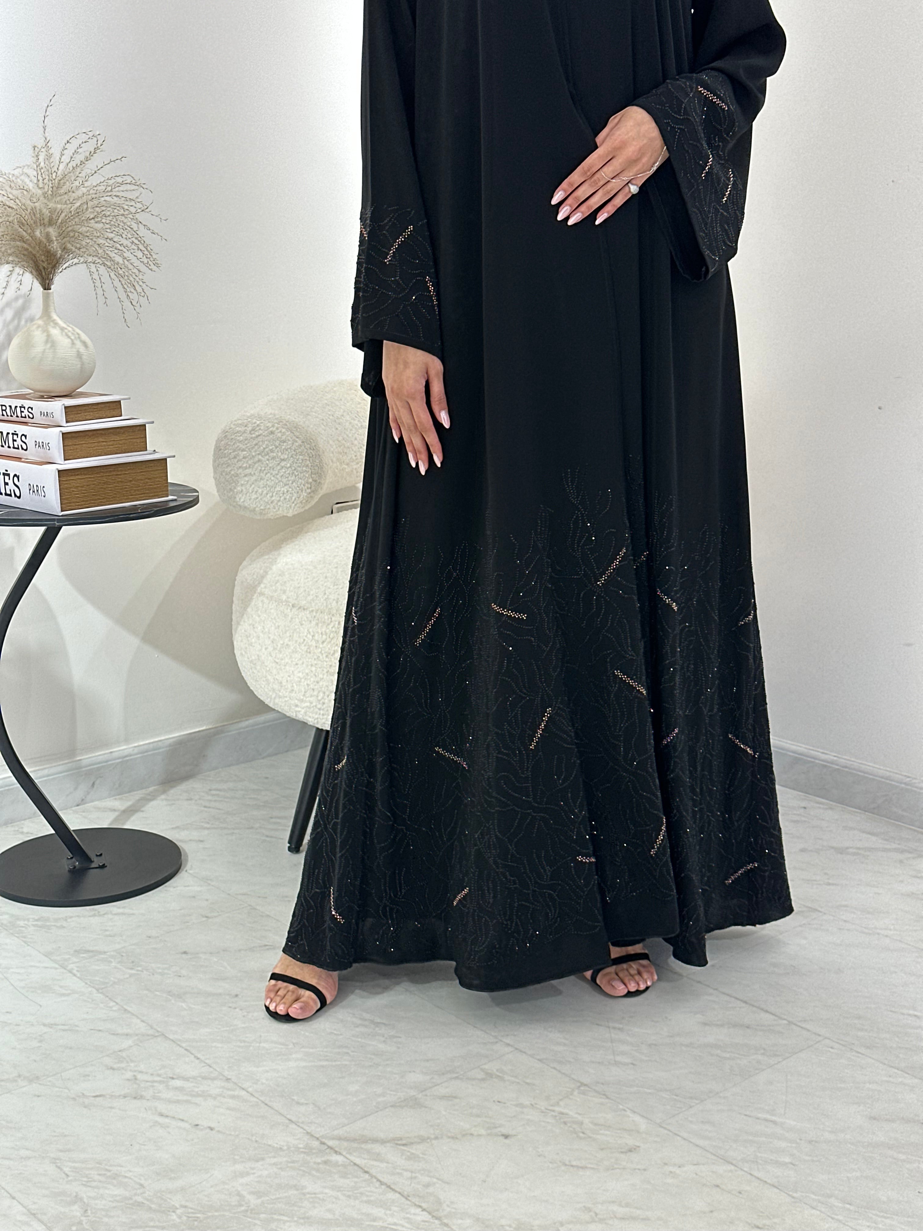 C 0867 Black Eid Abaya