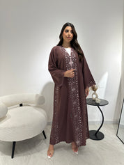 C 1340 Purple Abaya