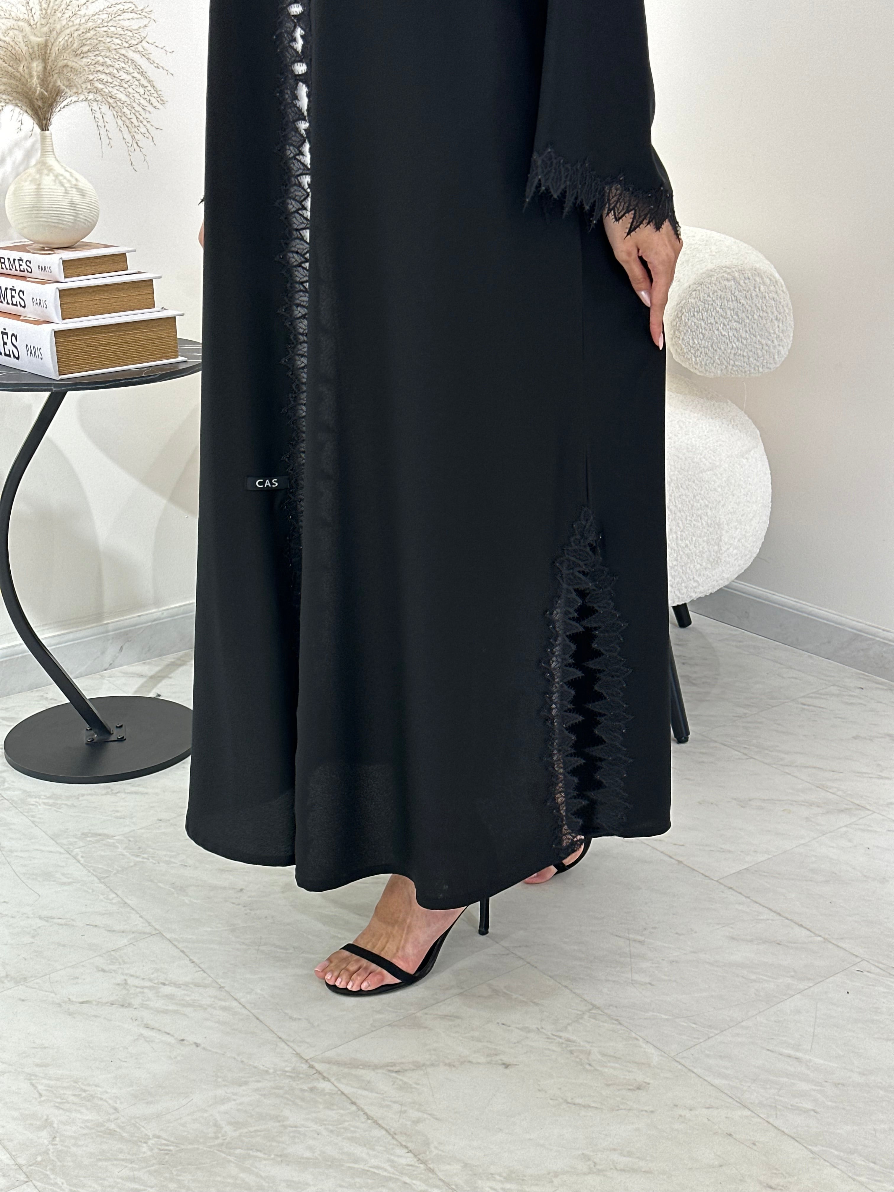 C 0870 Lace Eid Abaya