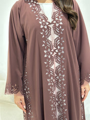 C 1340 Purple Abaya