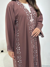 C 1340 Purple Abaya