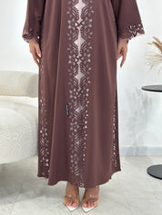 C 1340 Purple Abaya