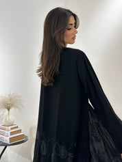C 0873 Black Eid Abaya