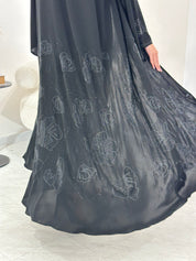 C 0873 Black Eid Abaya