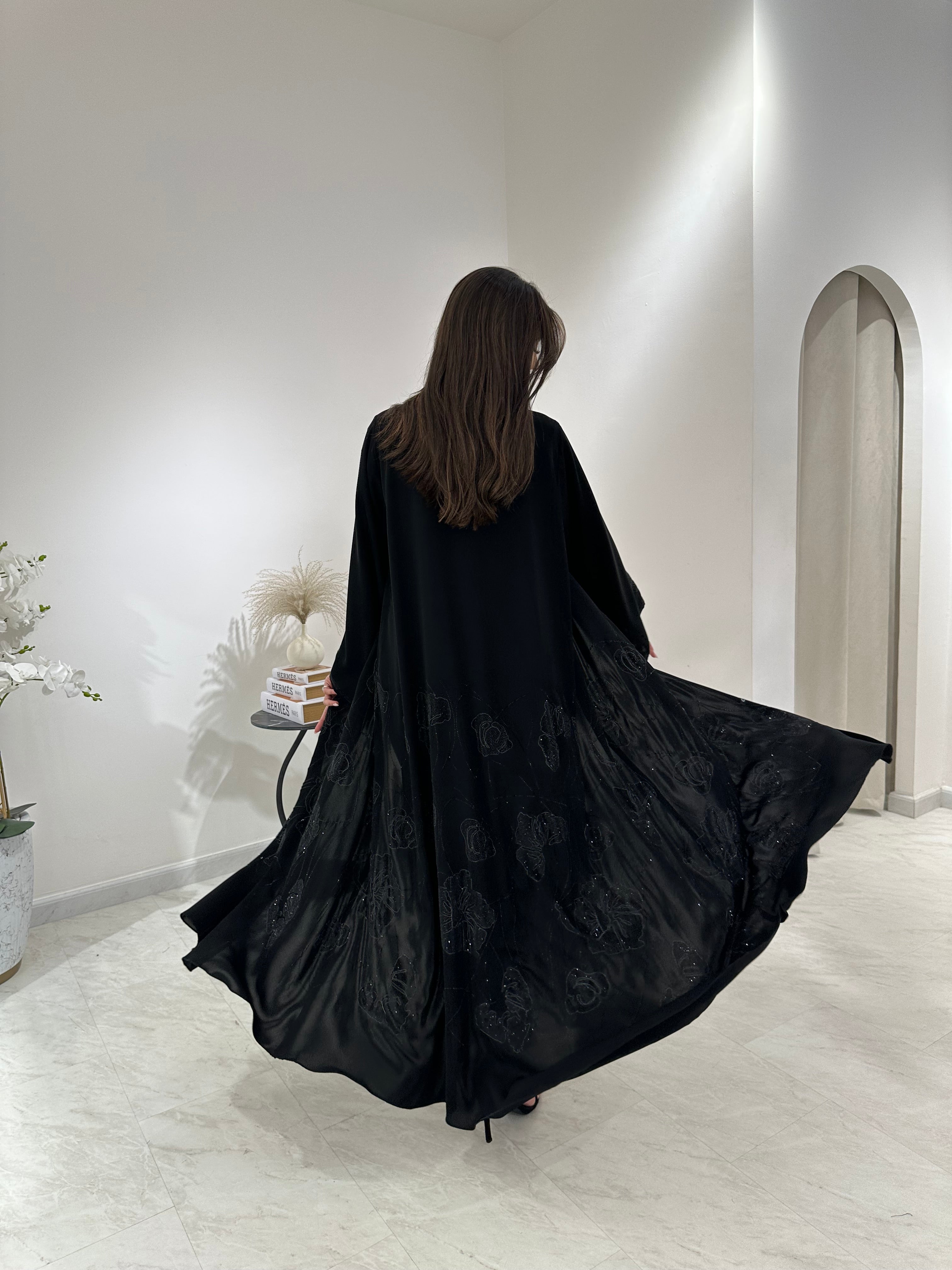 C 0873 Black Eid Abaya
