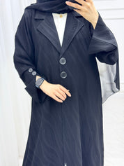 C 1525 Black work Abaya