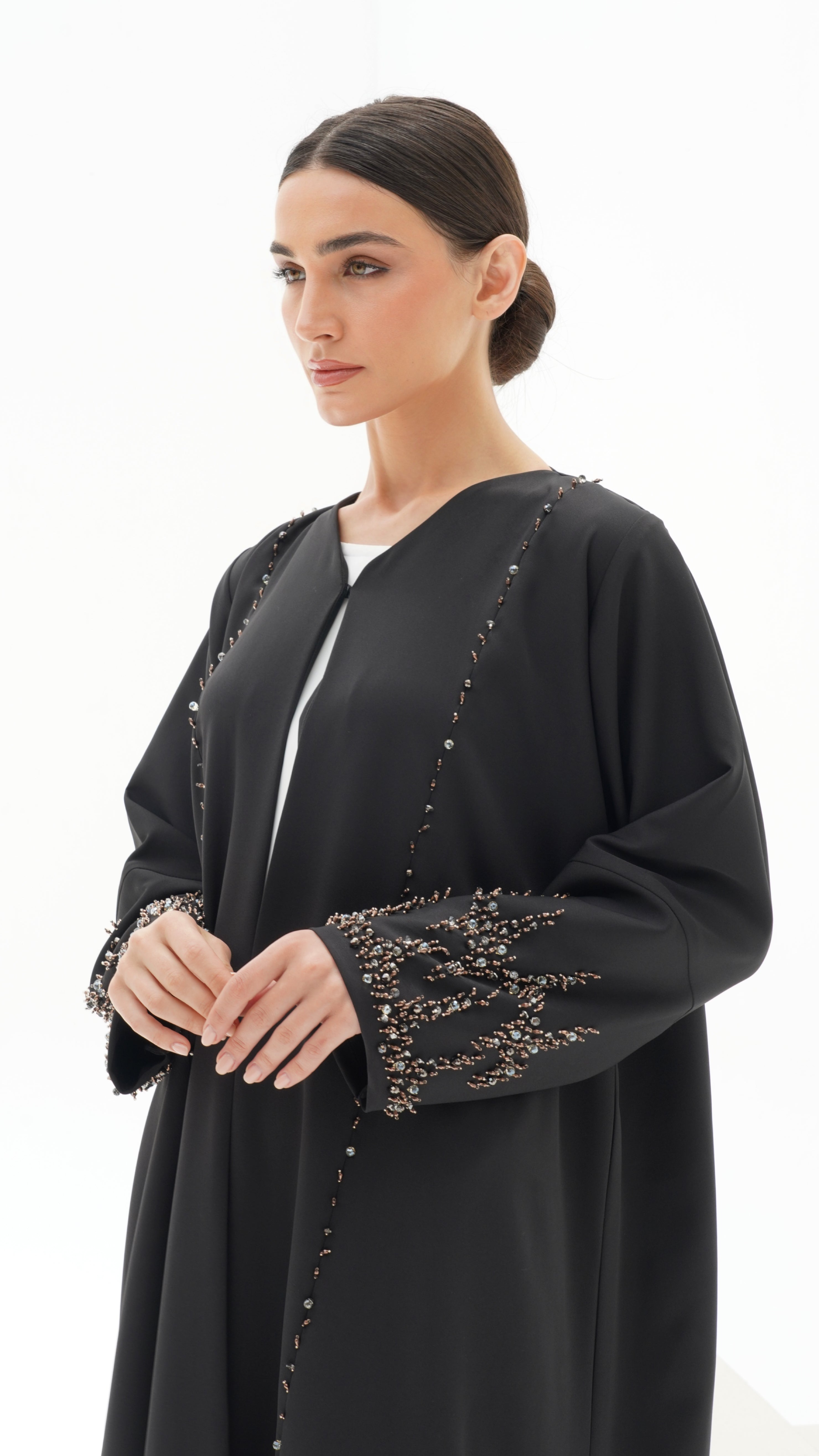 C 1137 Black Abaya