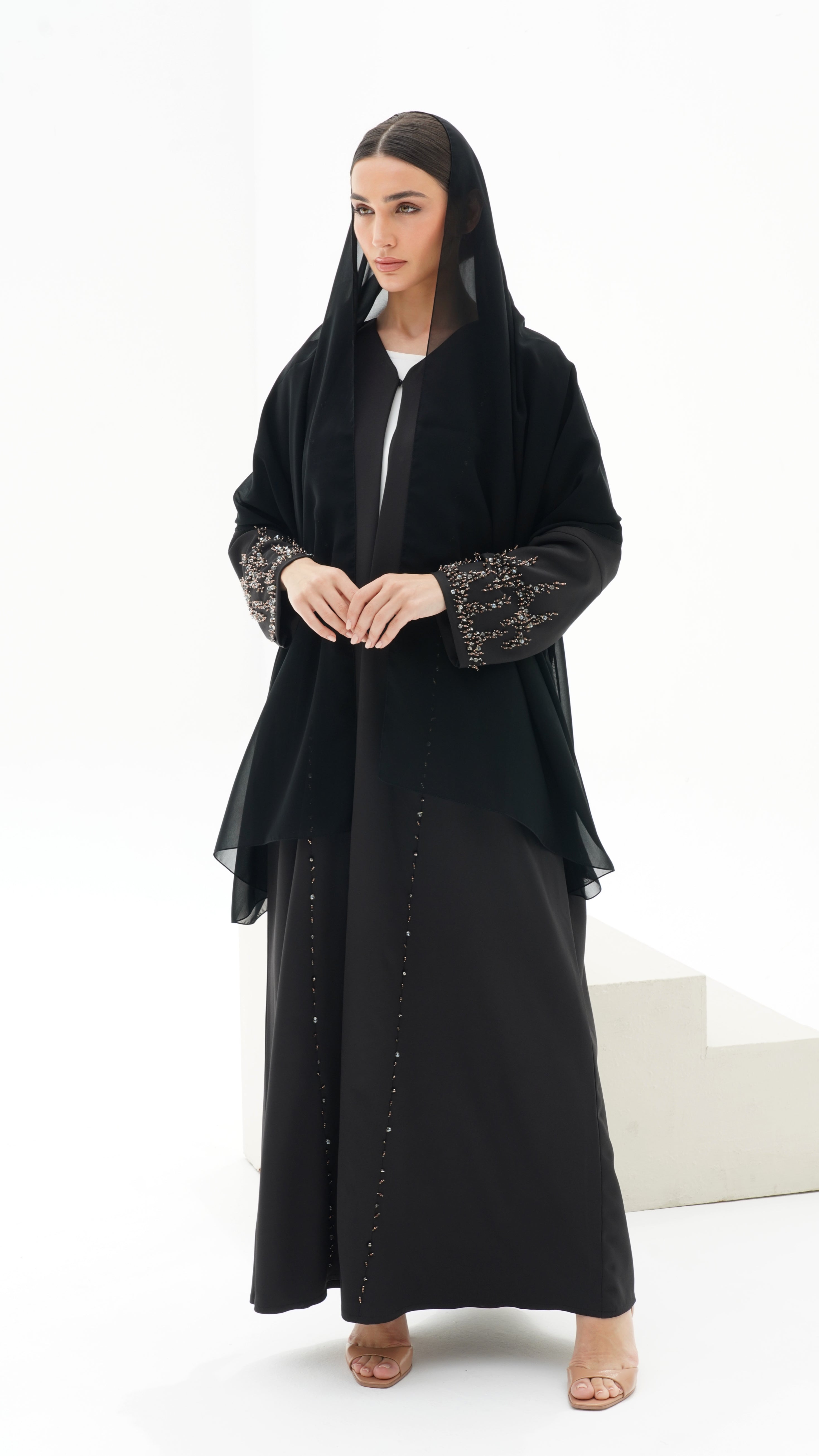 C 1137 Black Abaya
