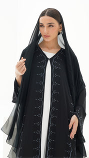 C 1138 Black Abaya