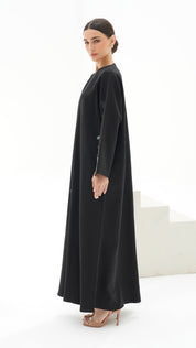 C 1139 Black Abaya