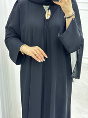 C 1542 Black Abaya