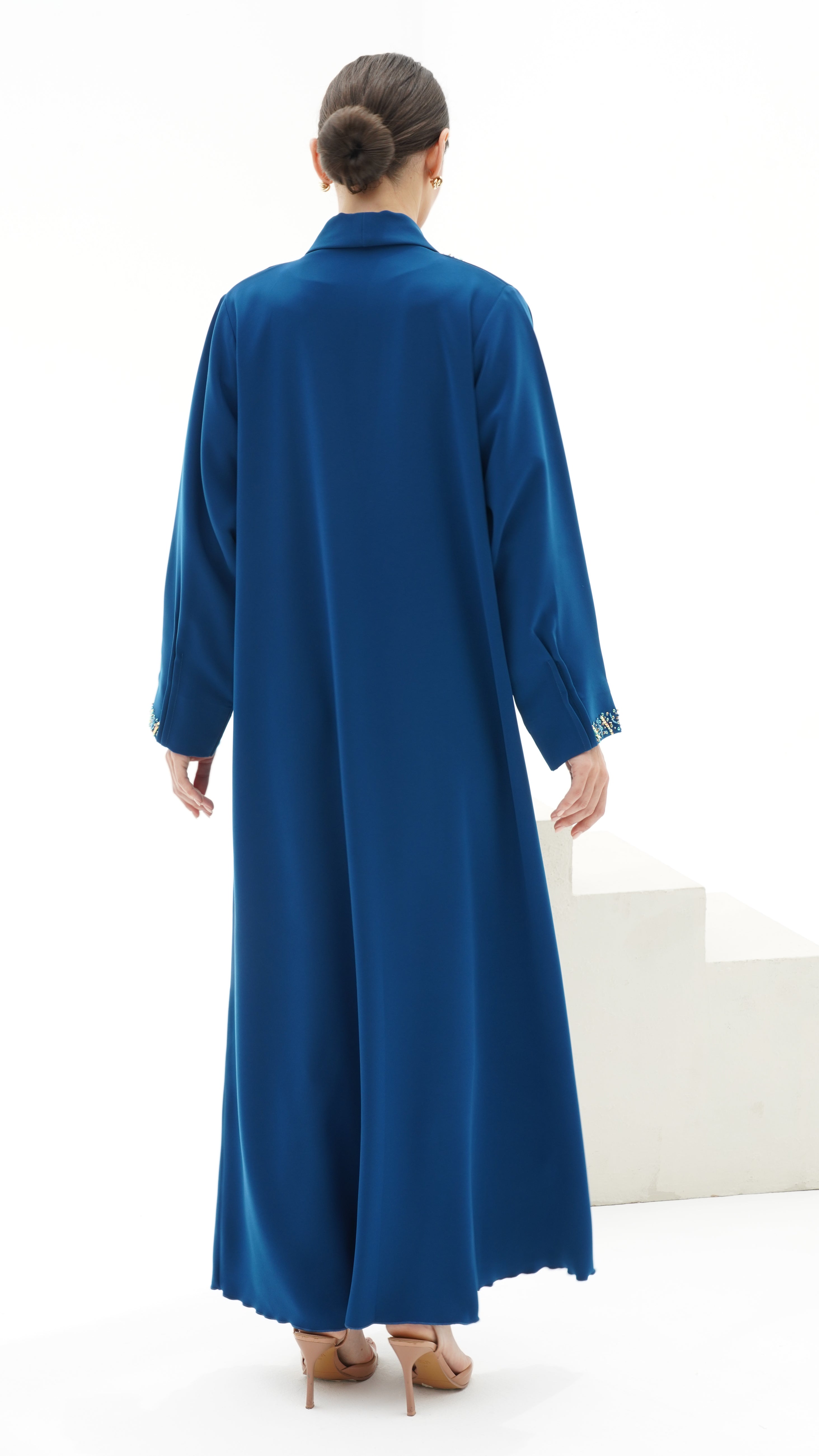 C 1143 Teal Abaya
