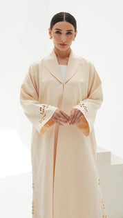 C 1146 Cream Abaya