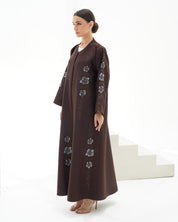 C 1149 Brown Abaya