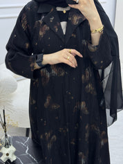 C 0921 Butterfly Printed Abaya