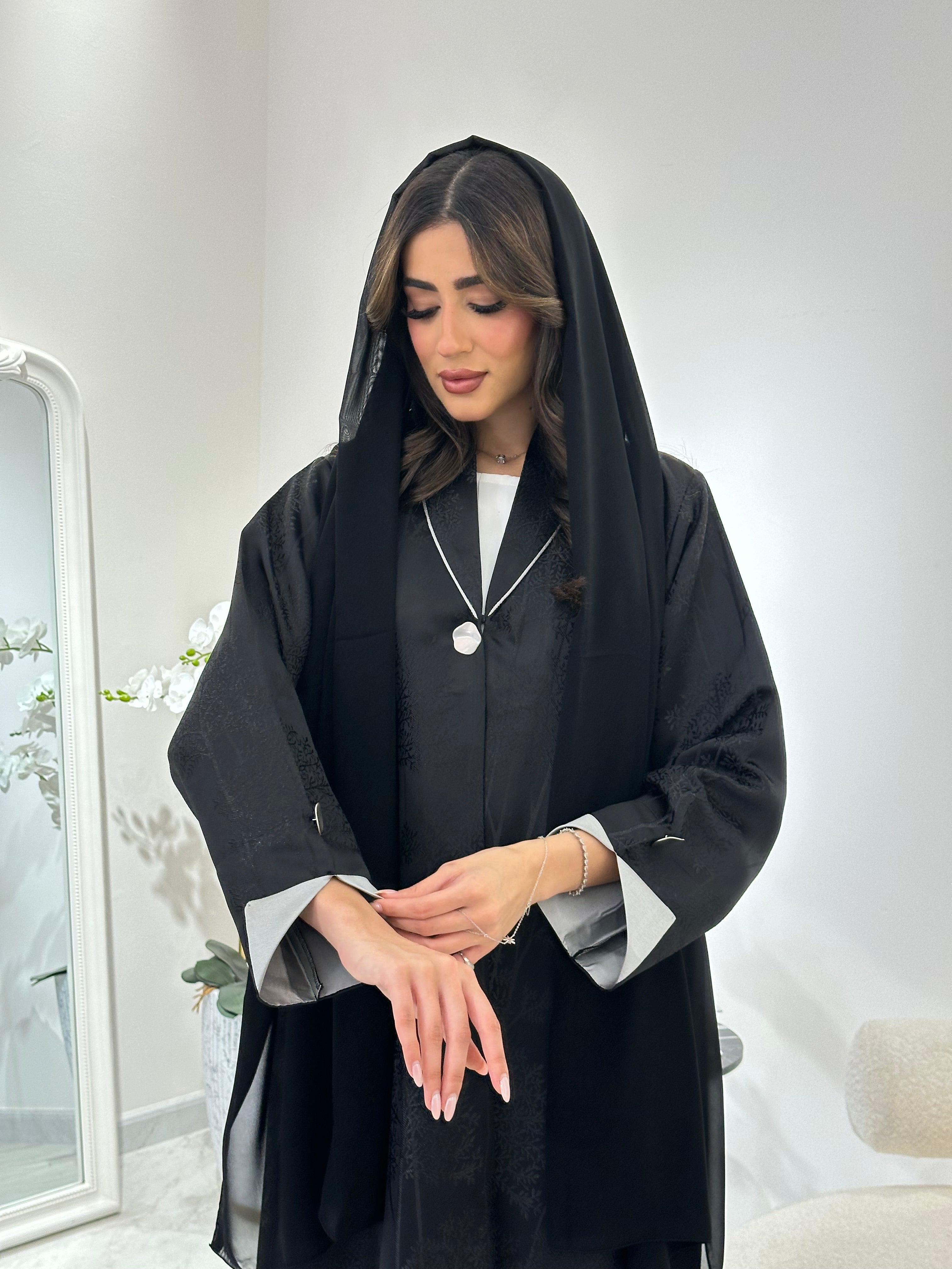 C 0900 Black Coat Abaya