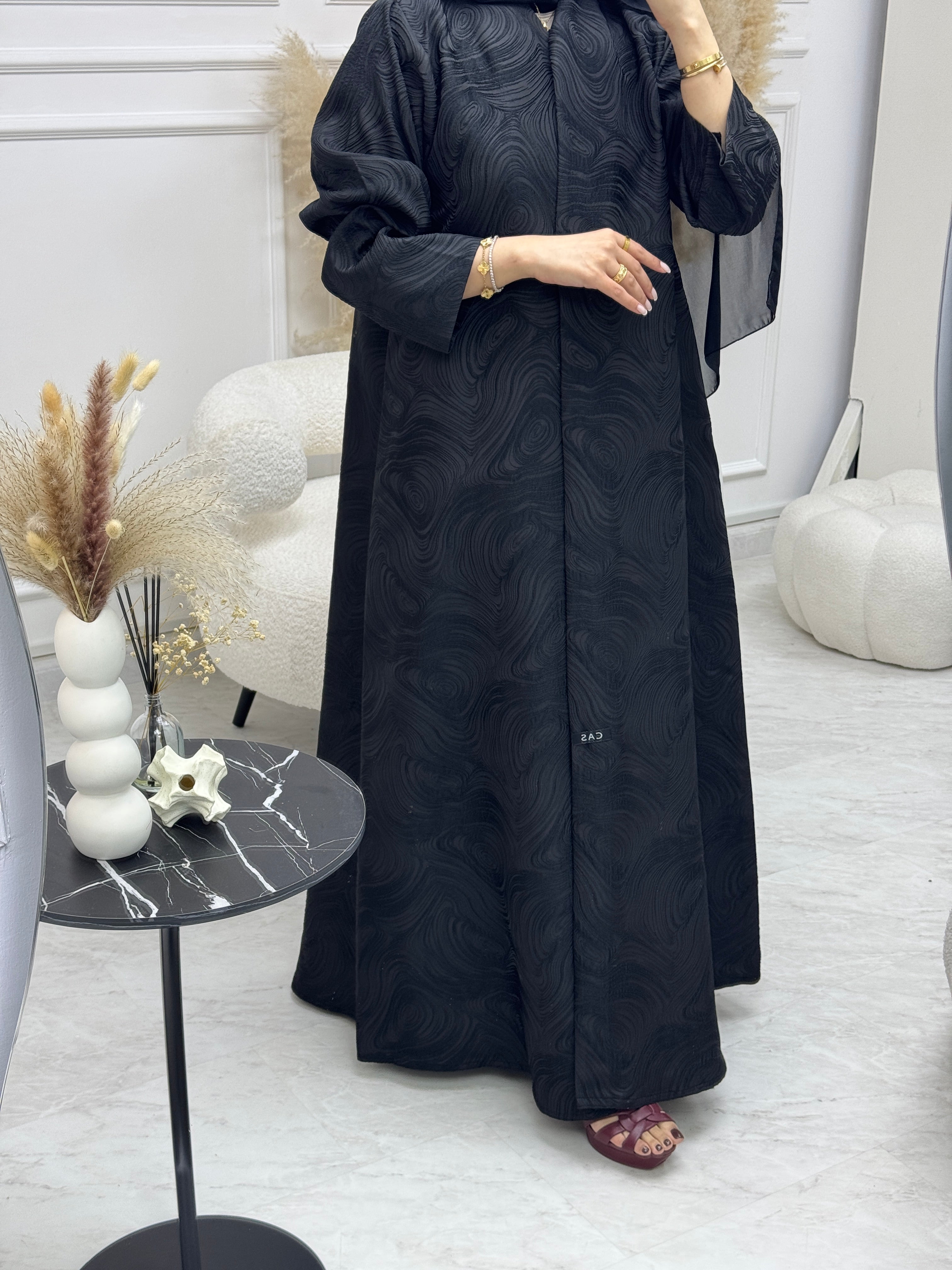 C 0939 Black Abaya