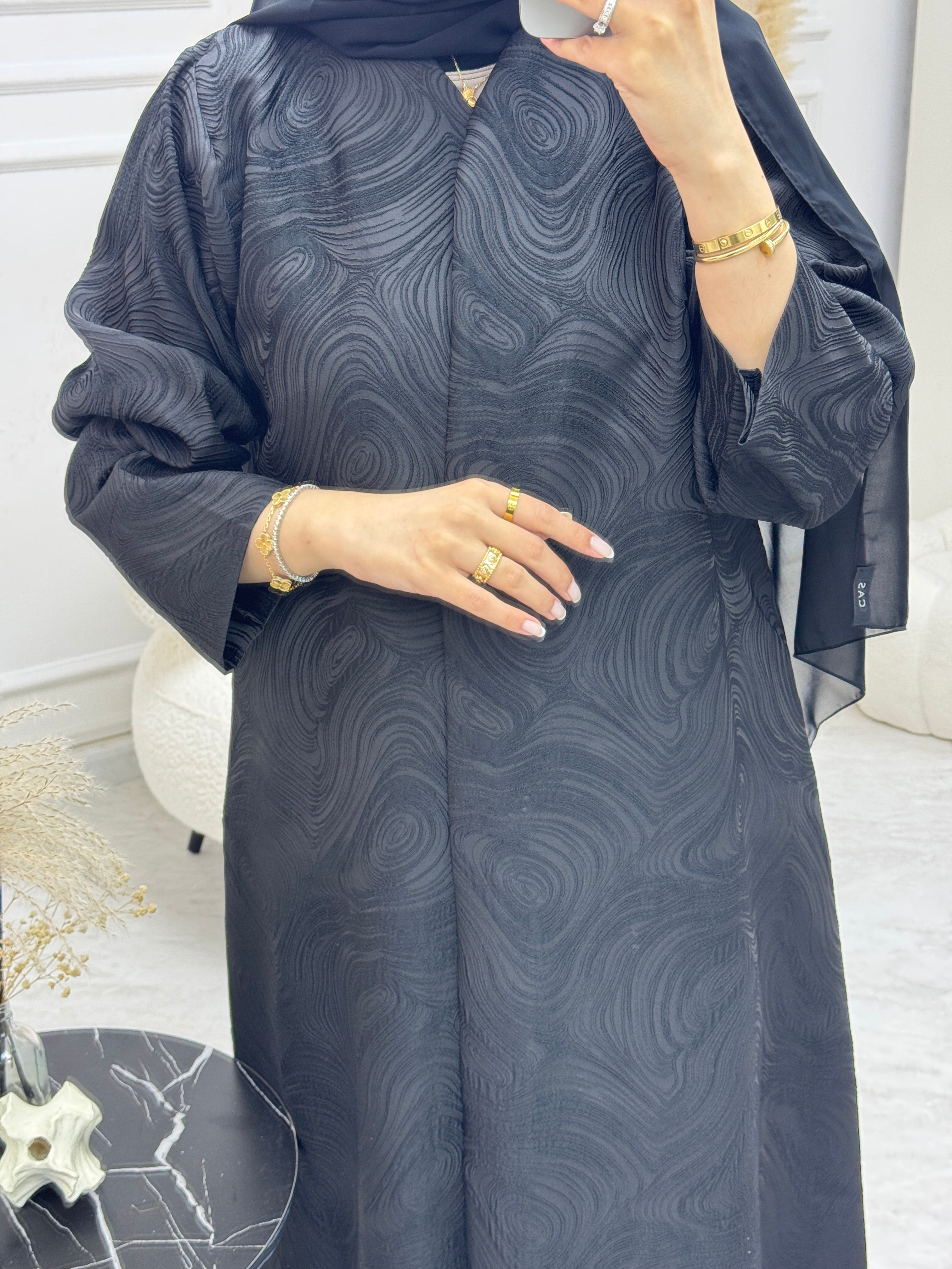 C 0939 Black Abaya