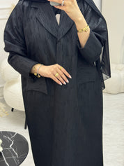 C 0941 Black Coat Abaya