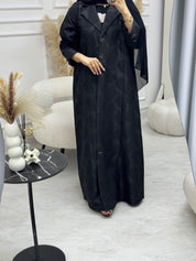C 0942 Black Coat Abaya