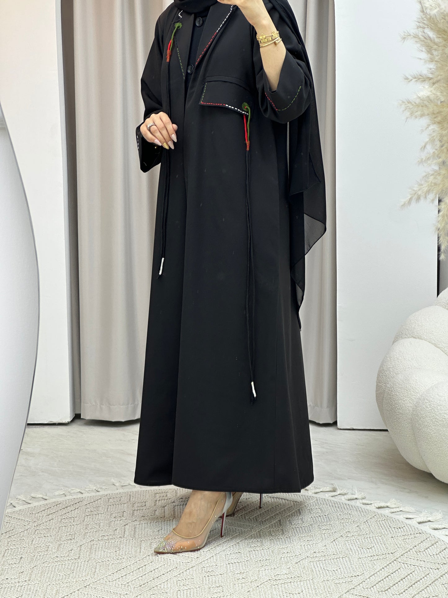C Emirati National Day Abaya Set 01