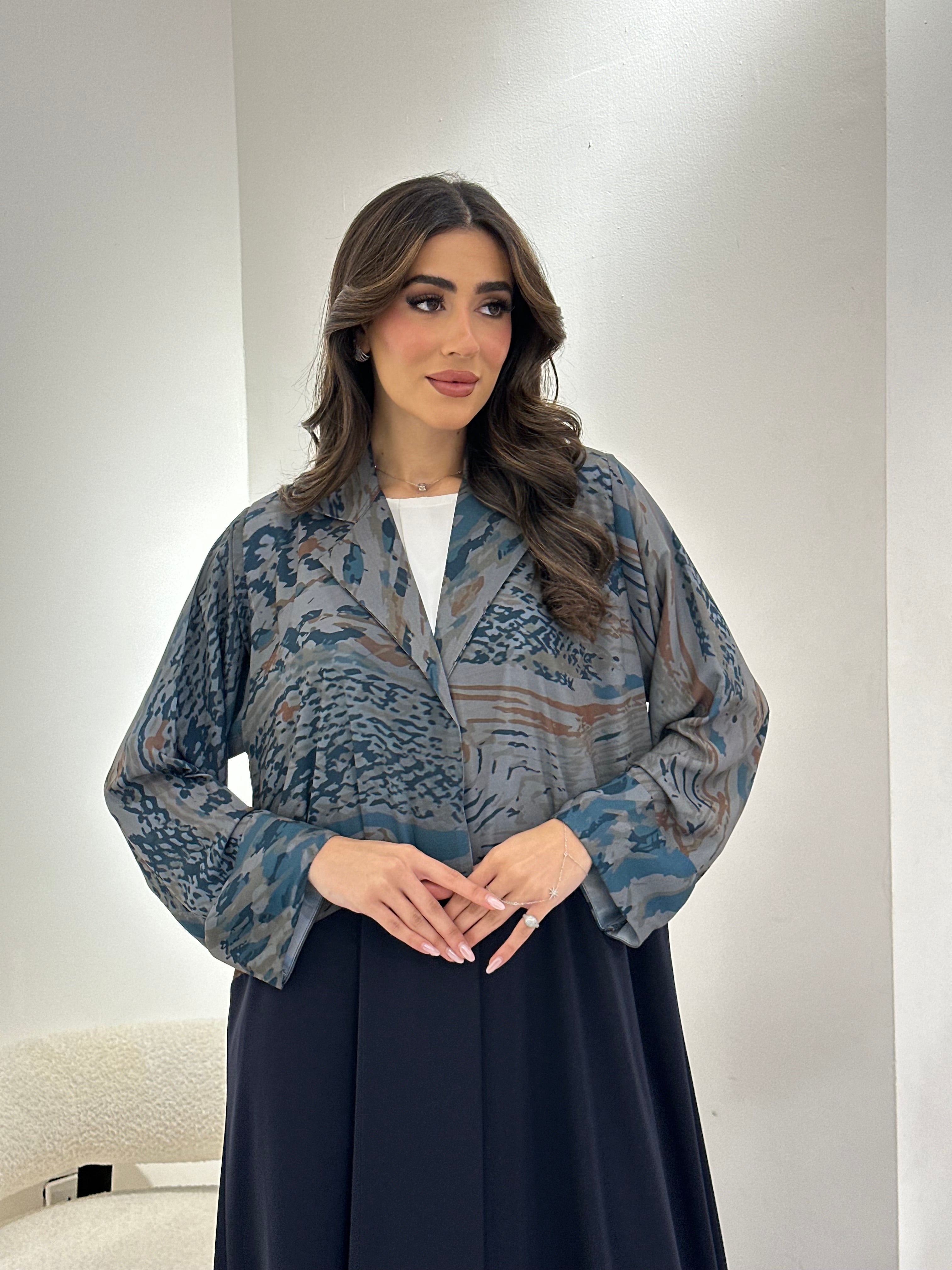 C 0912 Navy Blue Eid Abaya