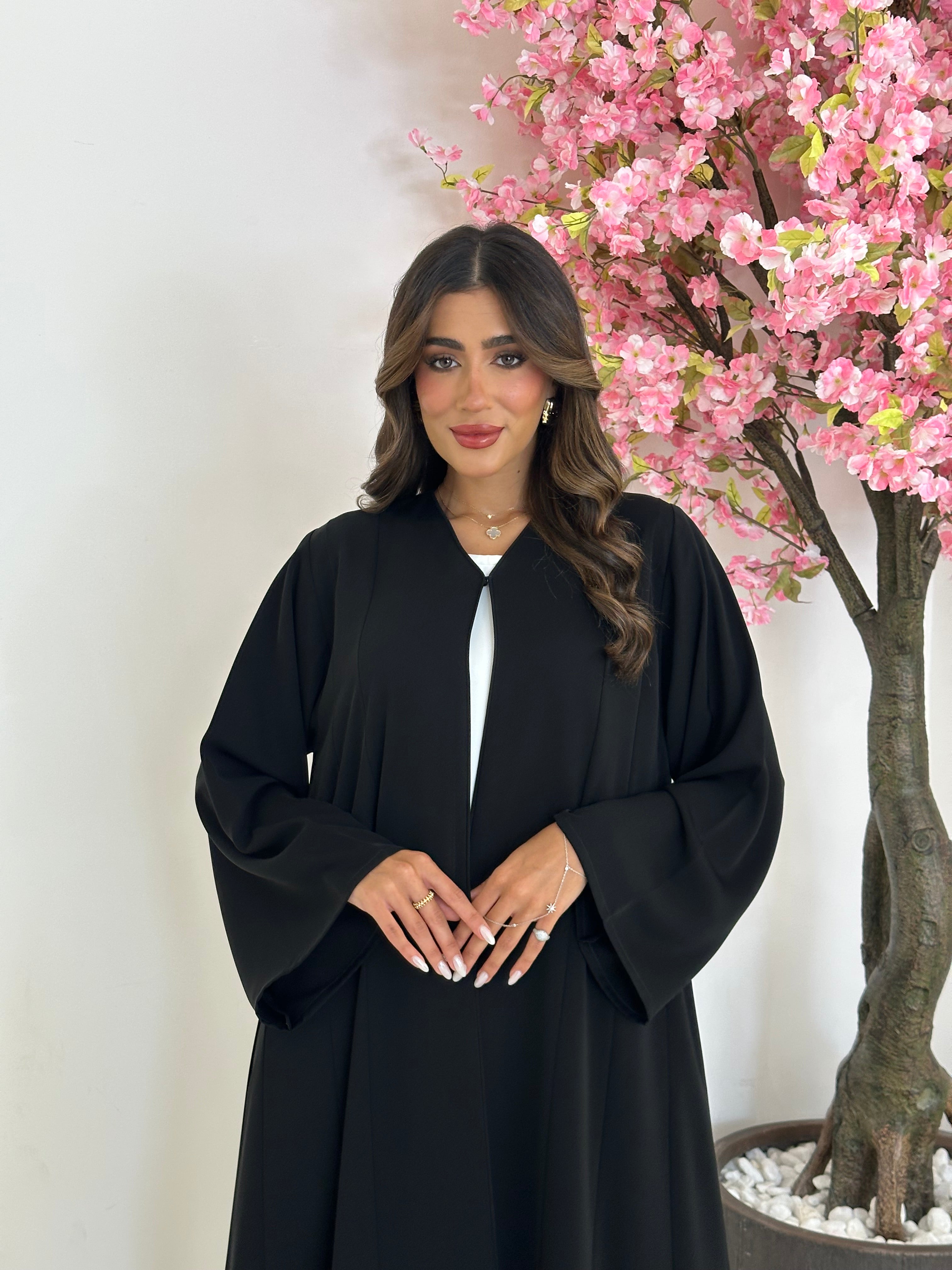 C 1185 Black Abaya