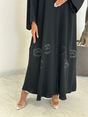 C 1185 Black Abaya