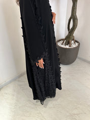 C 1186 Black Abaya