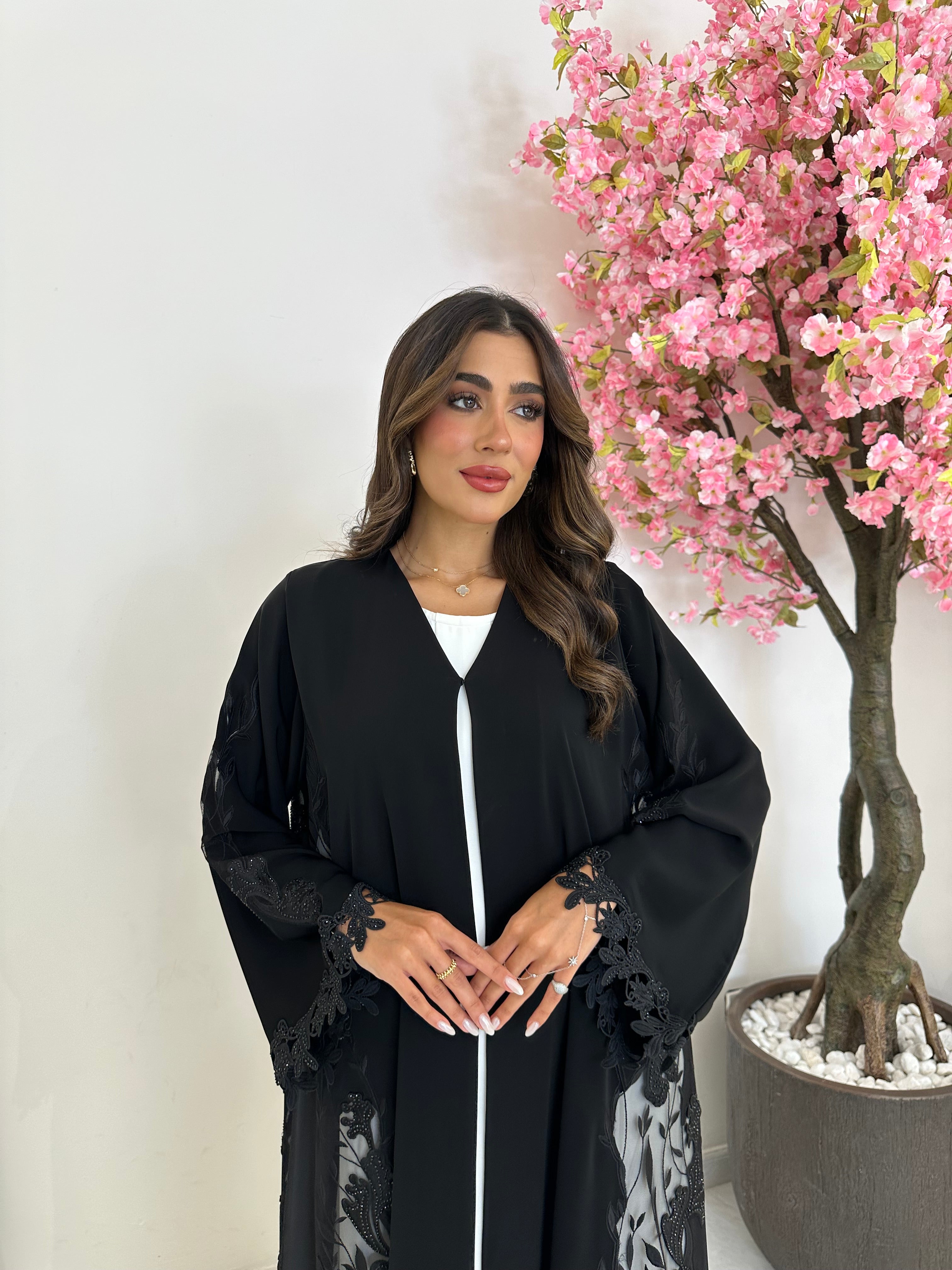 C 1188 Black Abaya