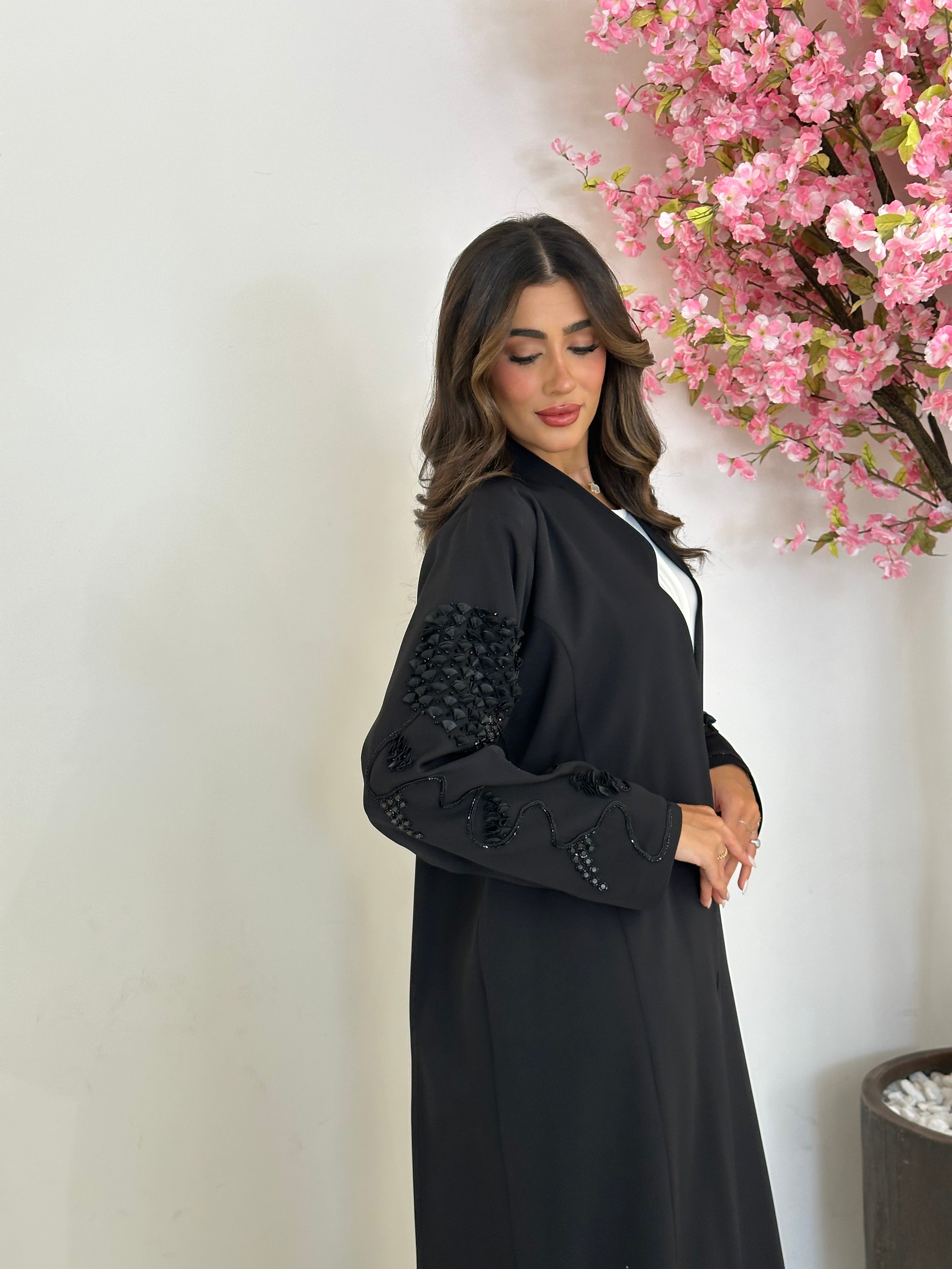 C 1189 Black Abaya