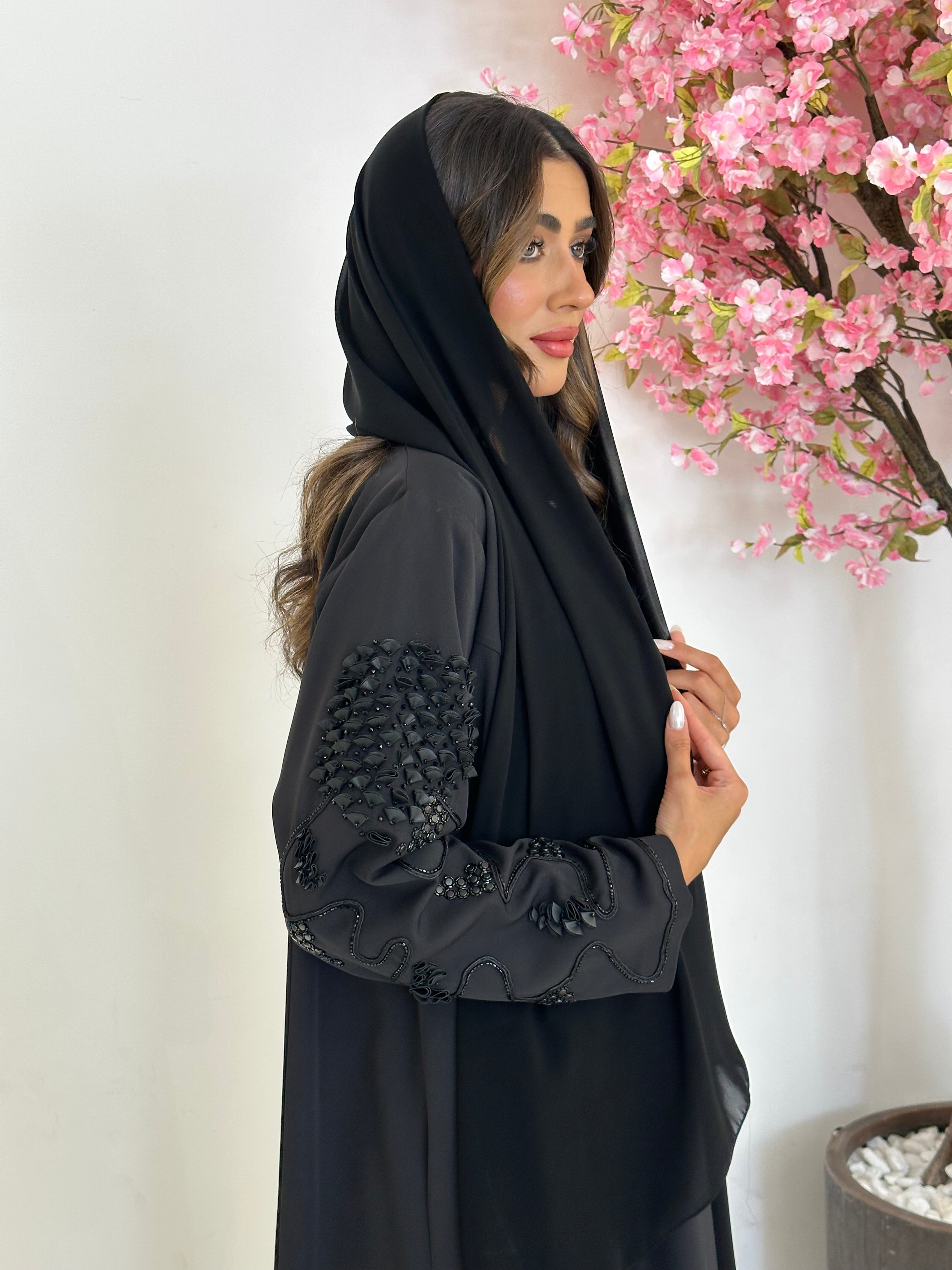 C 1189 Black Abaya