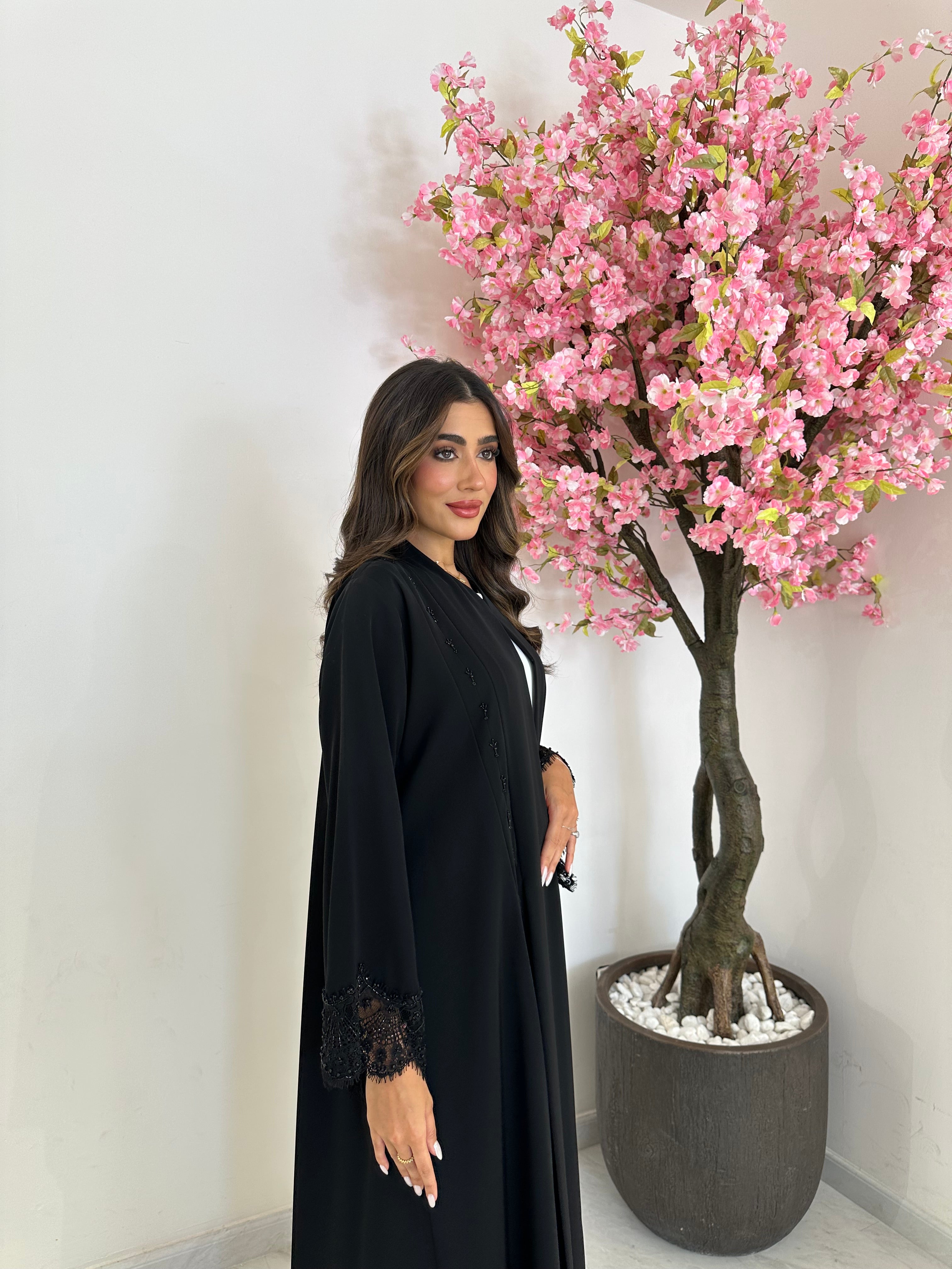 C 1190 Black Abaya