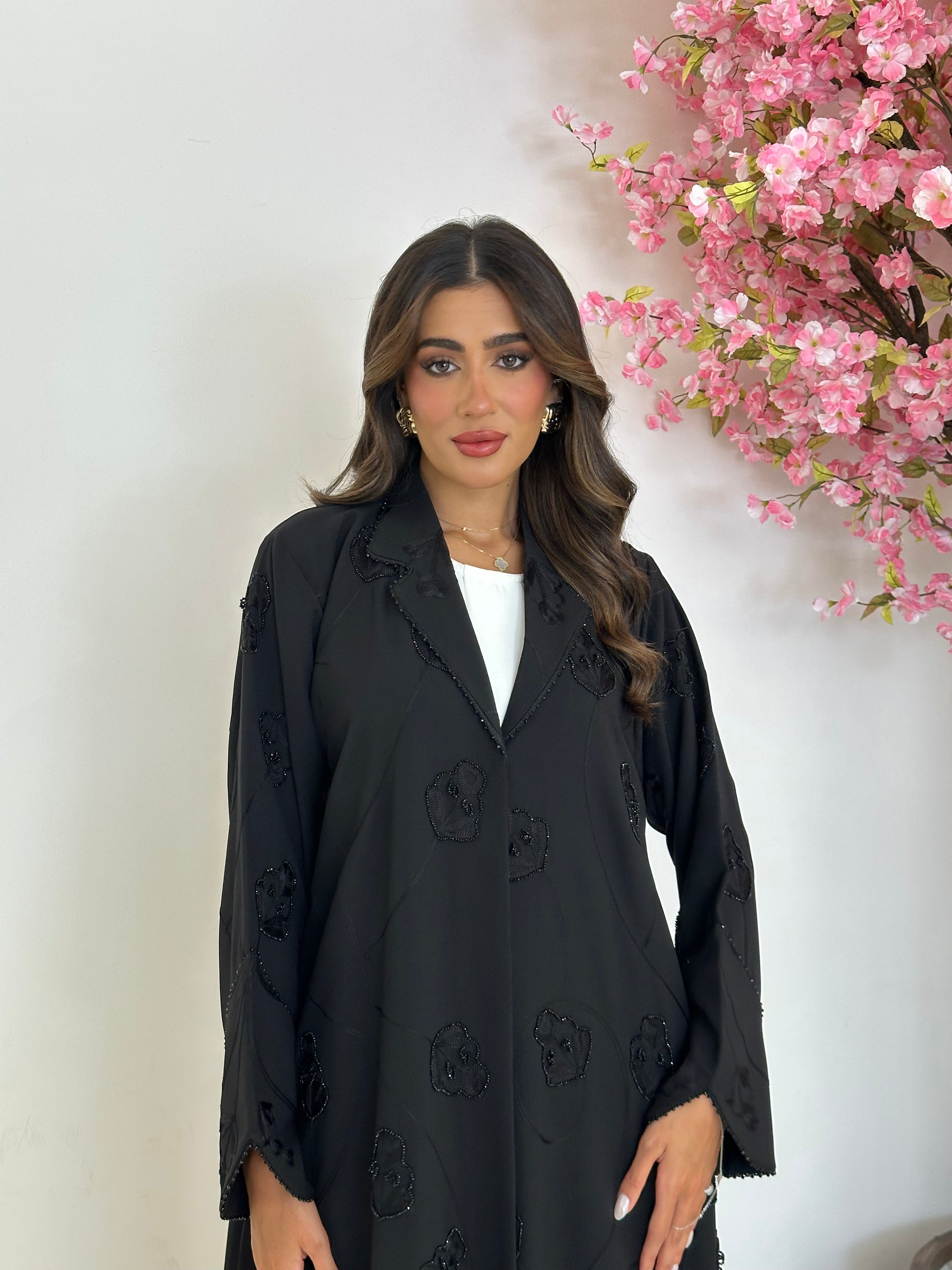 C 1193 Black Abaya
