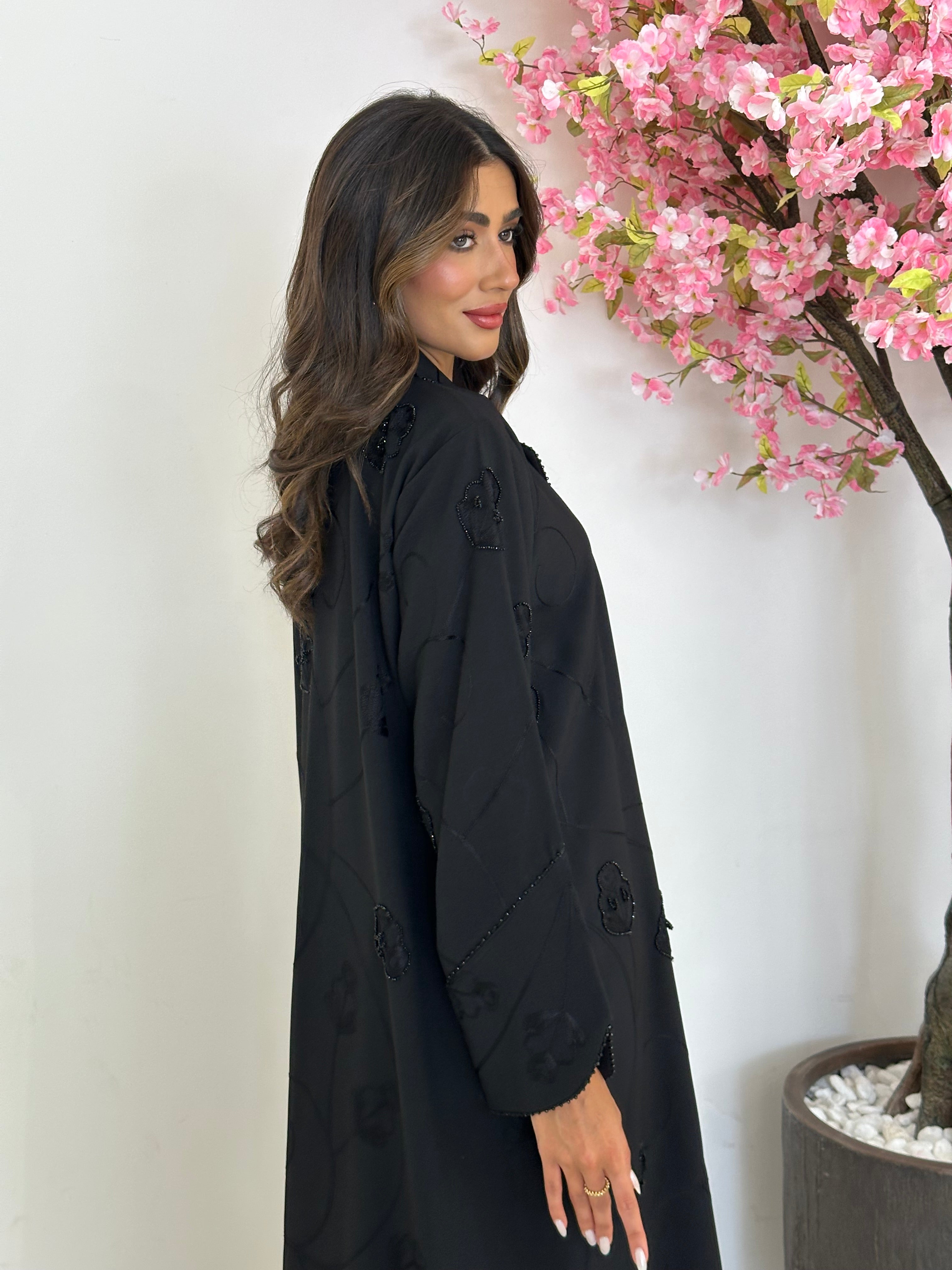 C 1193 Black Abaya