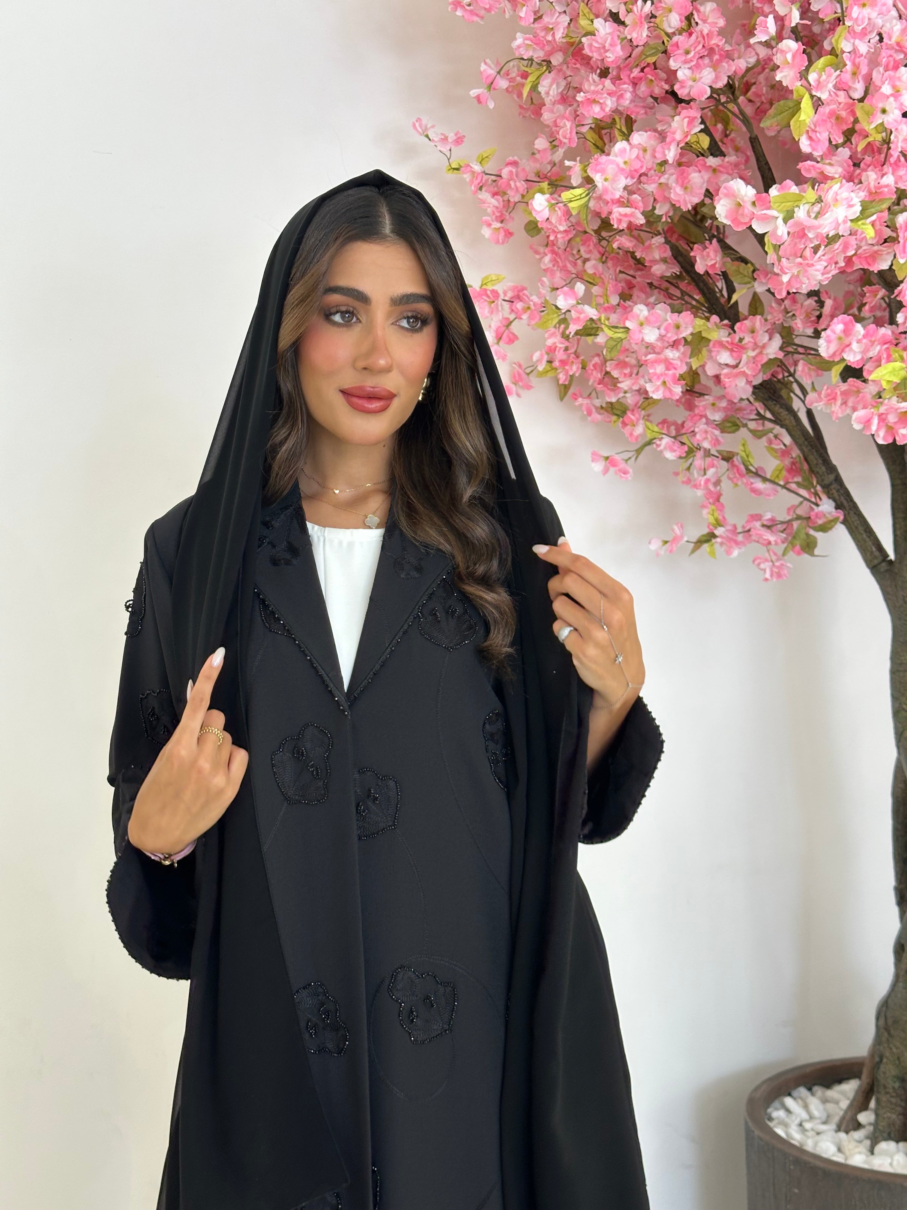C 1193 Black Abaya