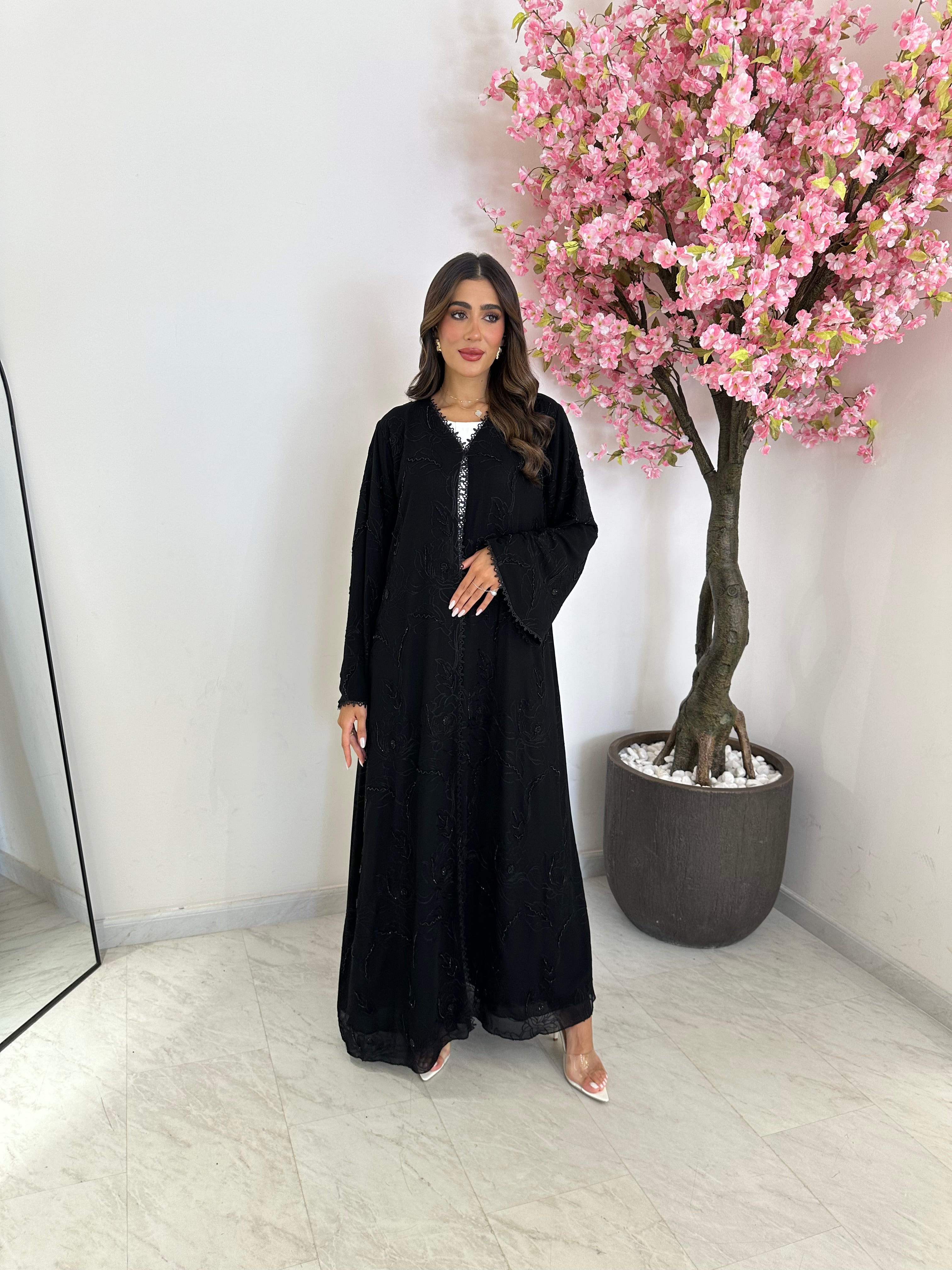 C 1194 Black Abaya