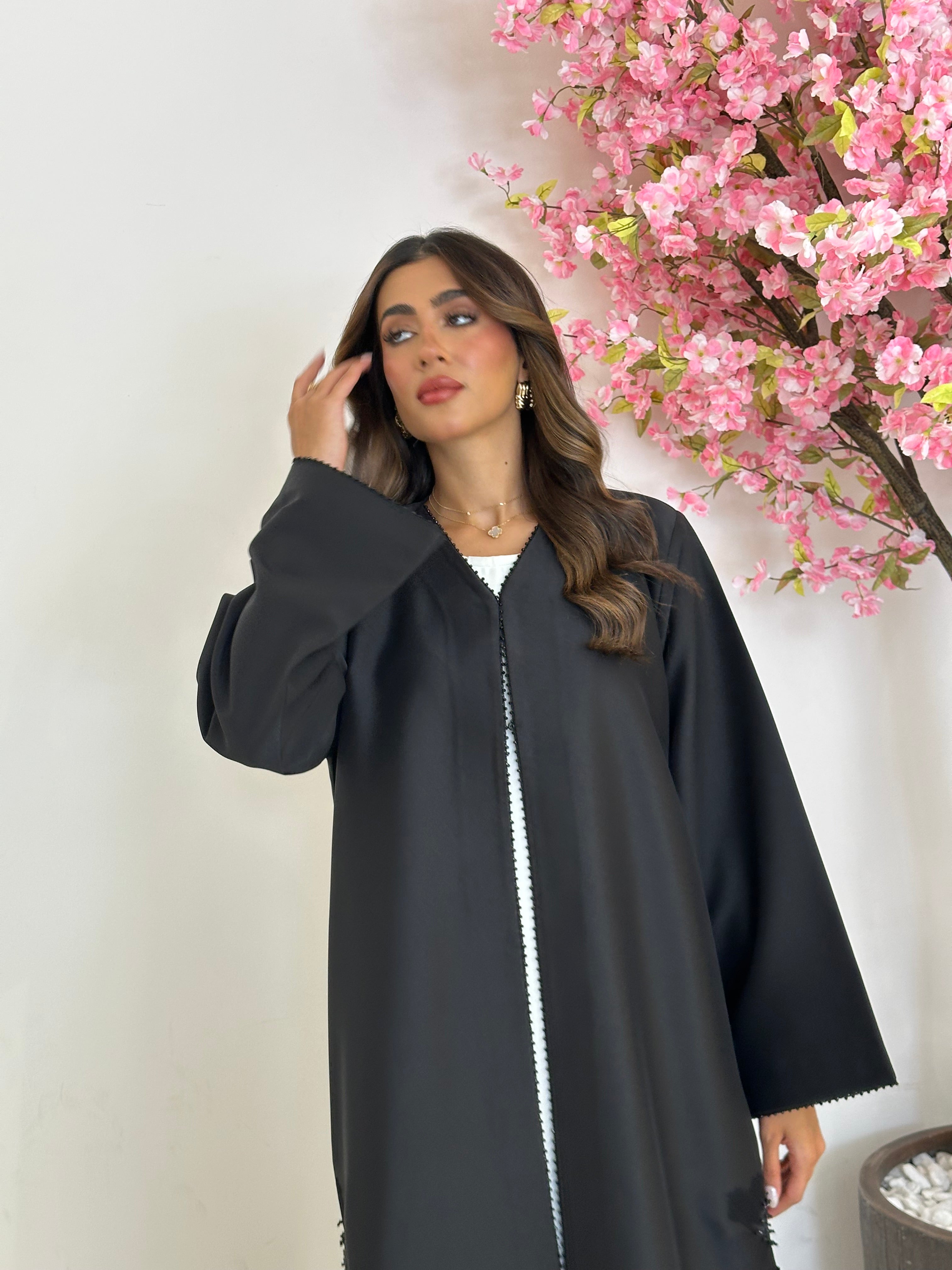 C 1196 Black Abaya