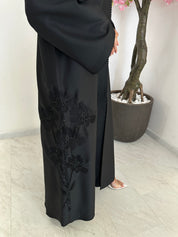C 1196 Black Abaya