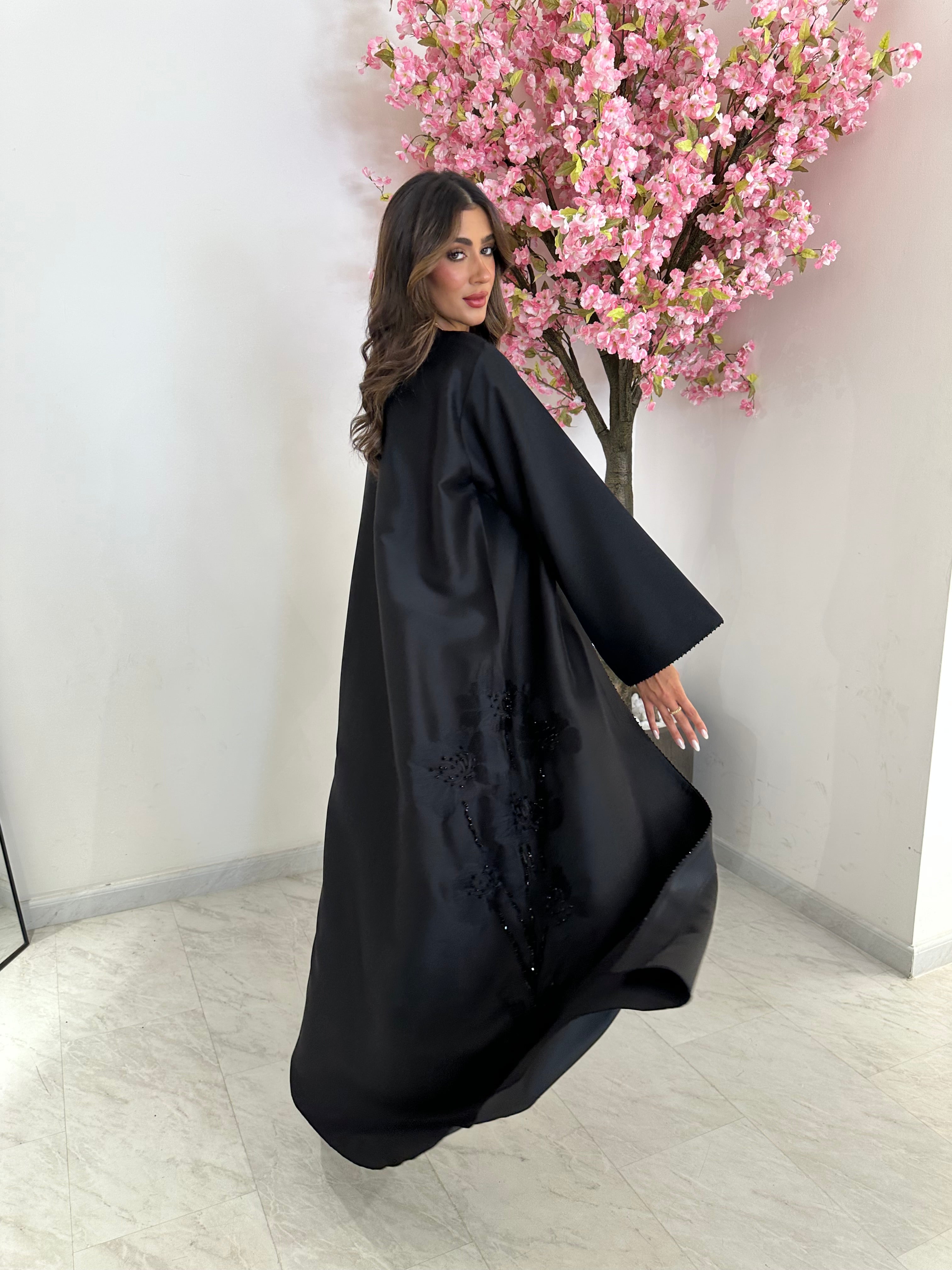 C 1196 Black Abaya