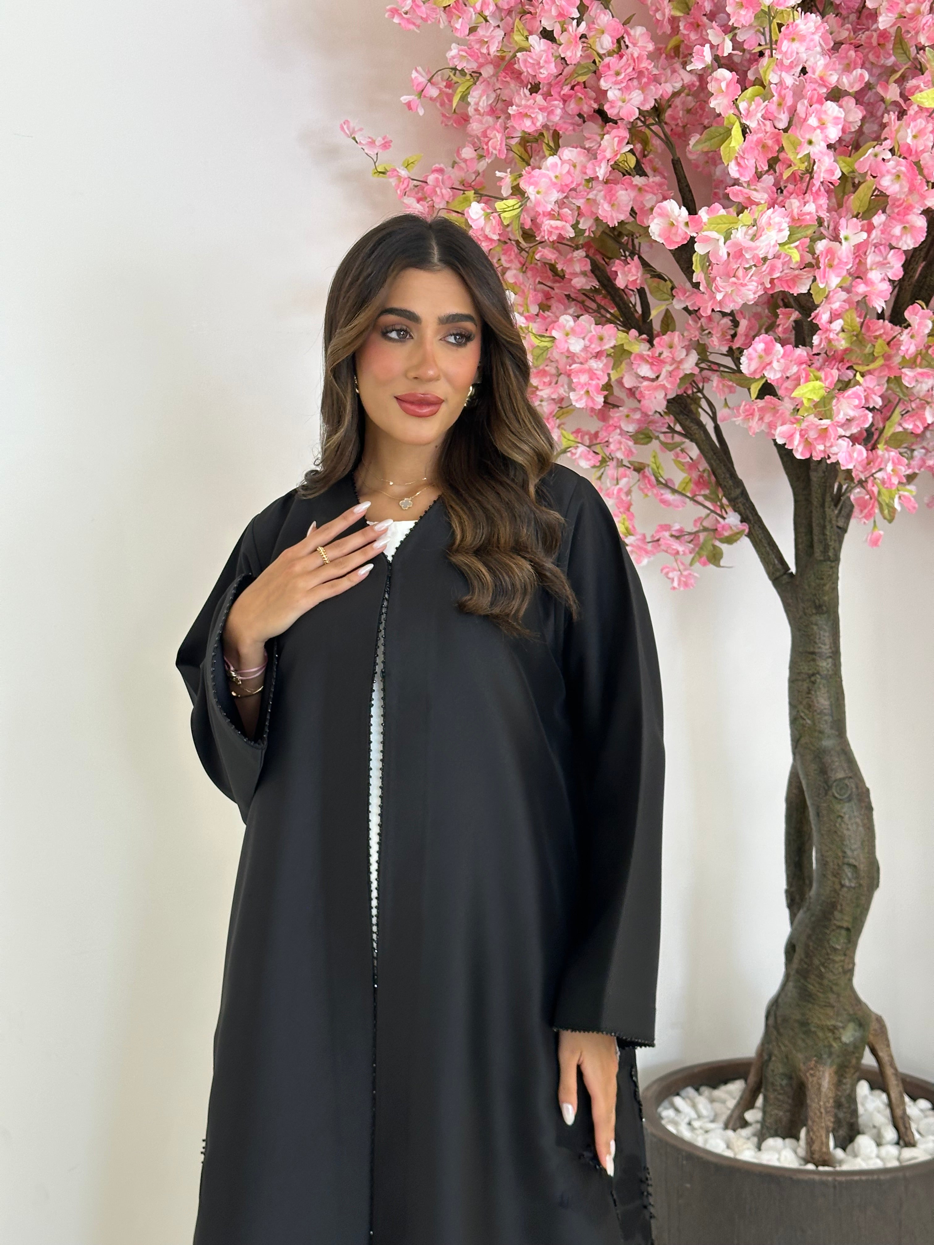 C 1196 Black Abaya