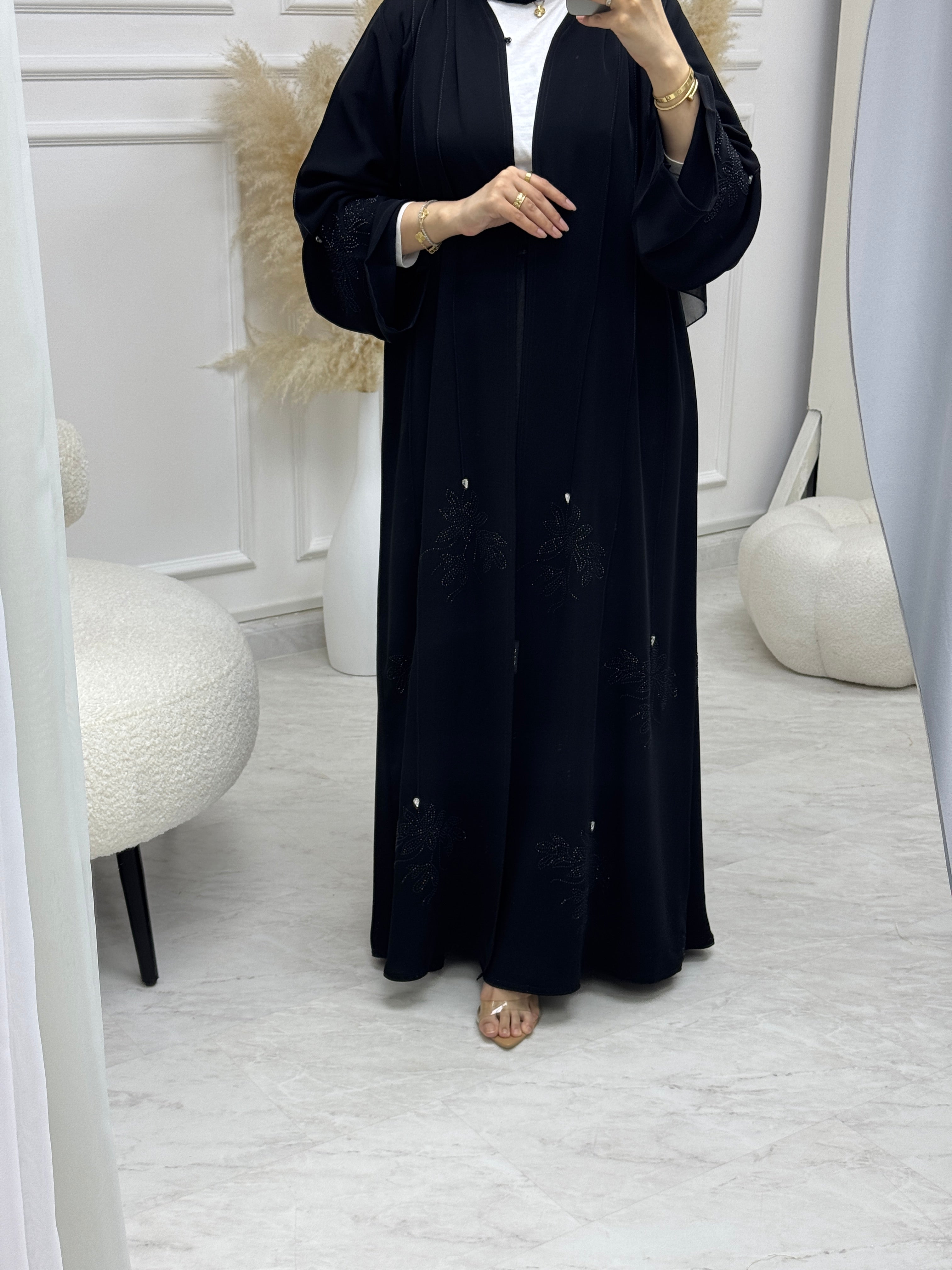 C 0980 Black Eid Abaya