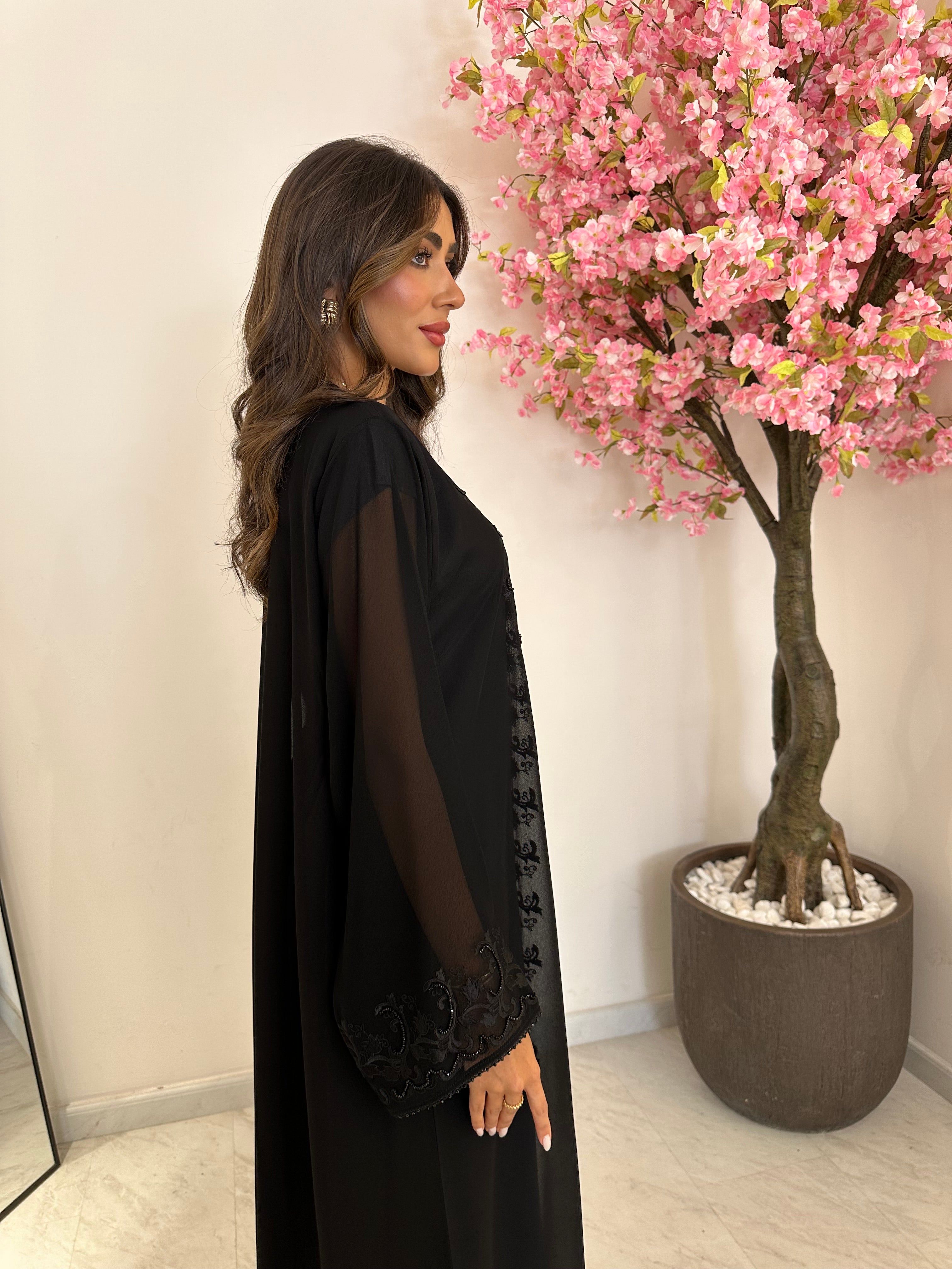 C 1197 Black Abaya