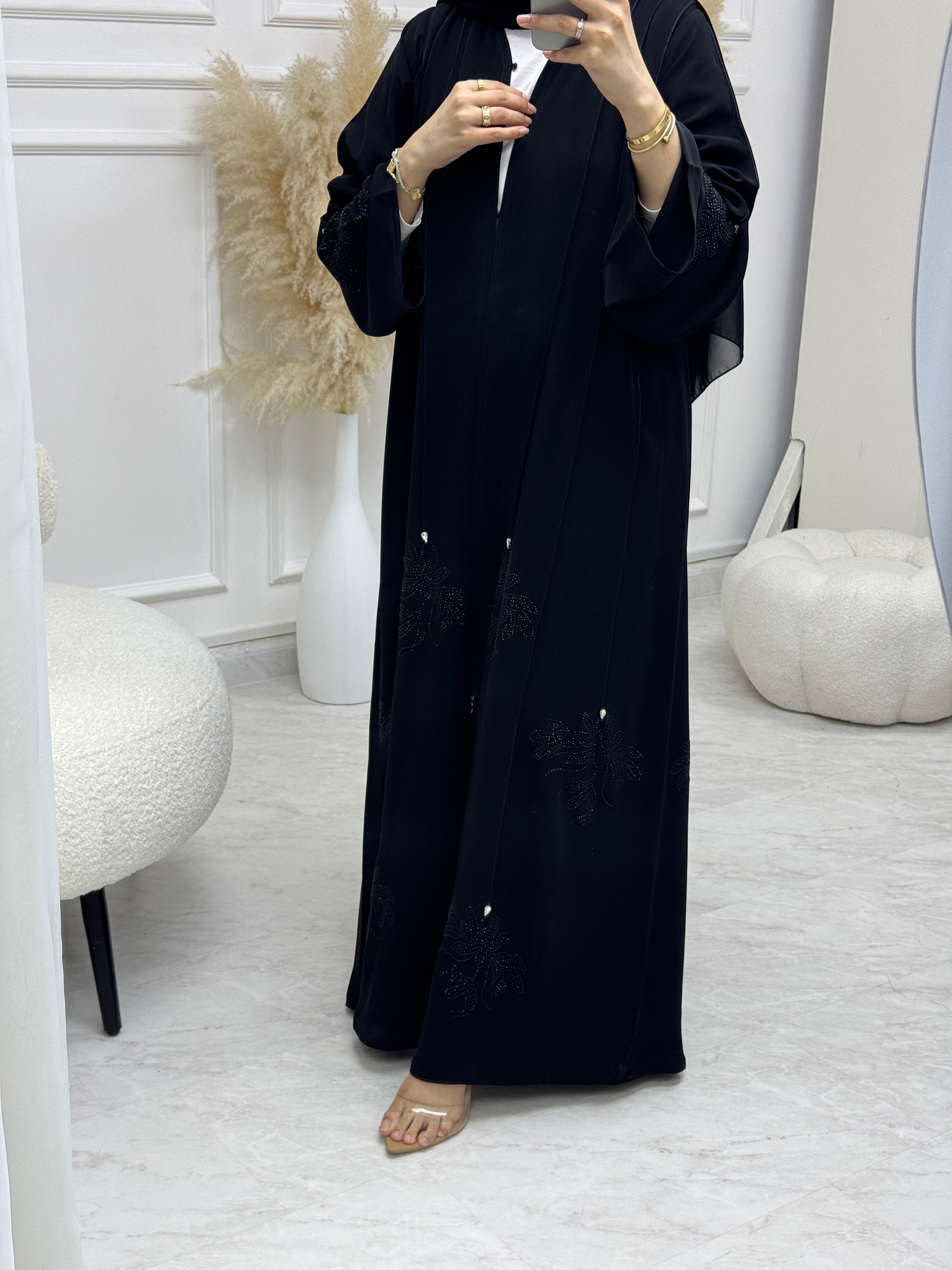 C 0980 Black Eid Abaya