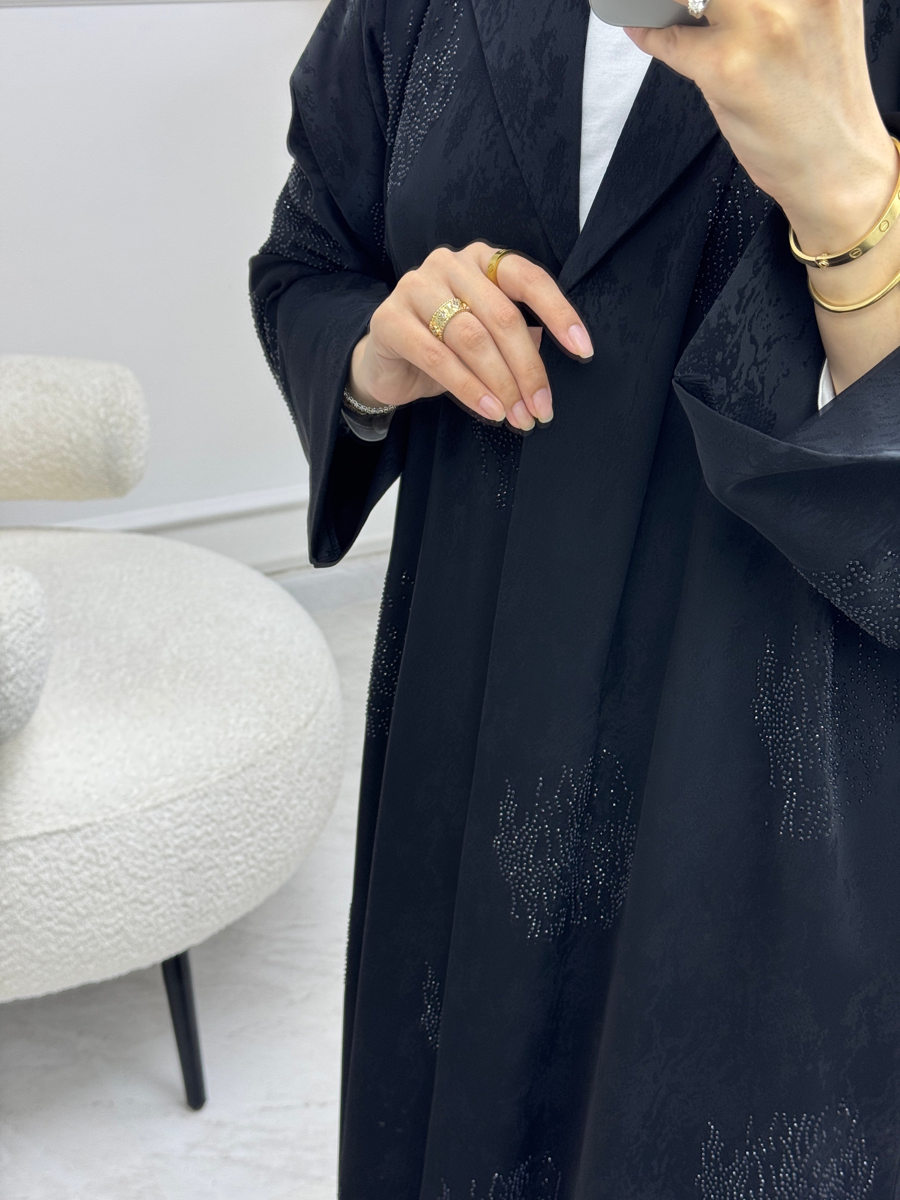 C 0982 Black Eid Abaya