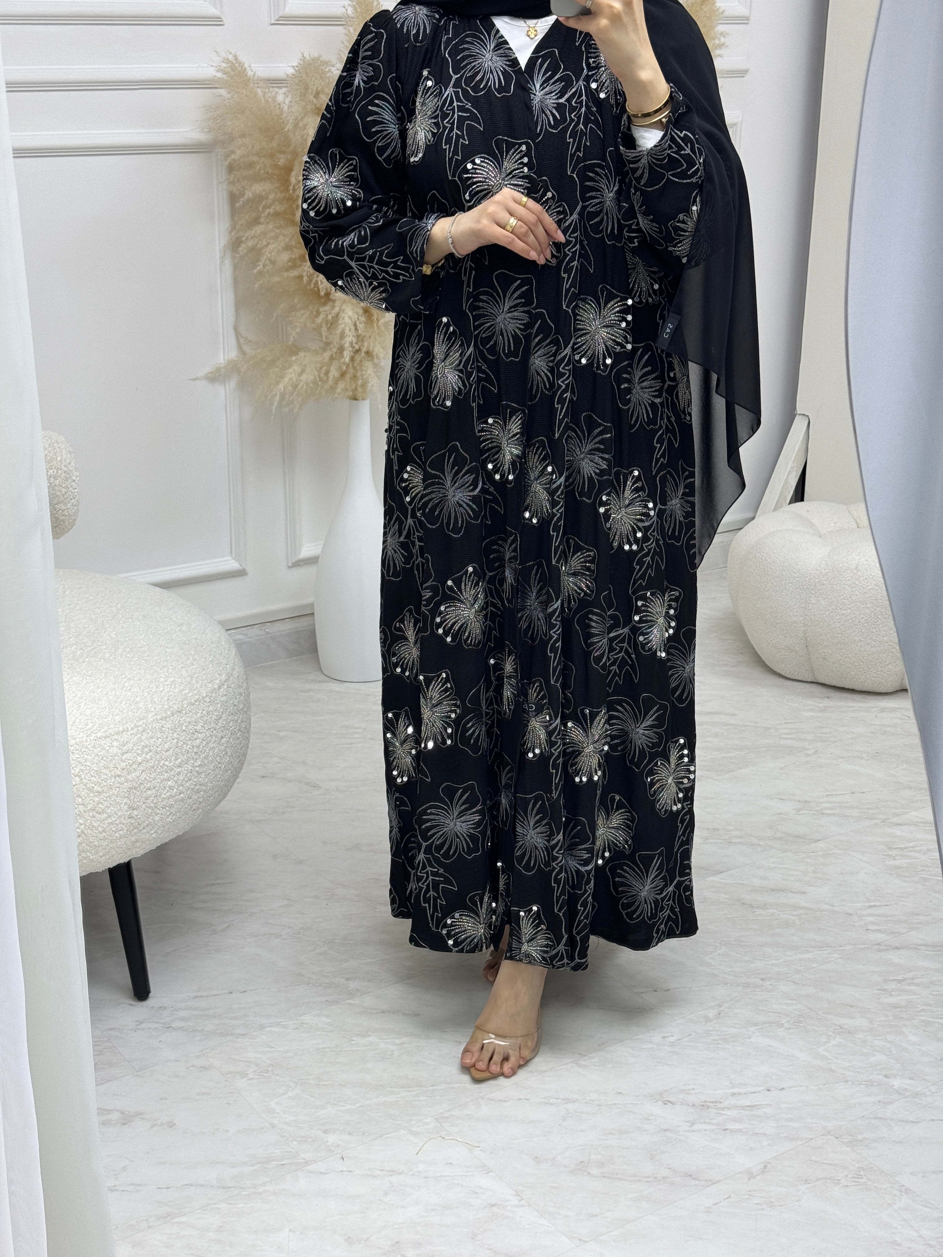 C 0983 Black Eid Abaya