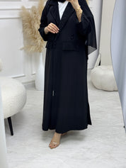 C 0985 Black Eid Abaya