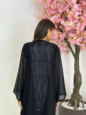 C 1201 Black Abaya