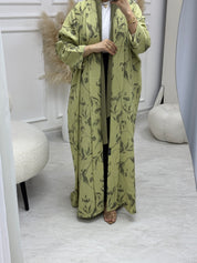 C 0987-01 Light Green Abaya