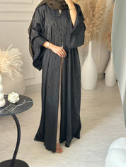 C 1202-04 Olive Printed Abaya